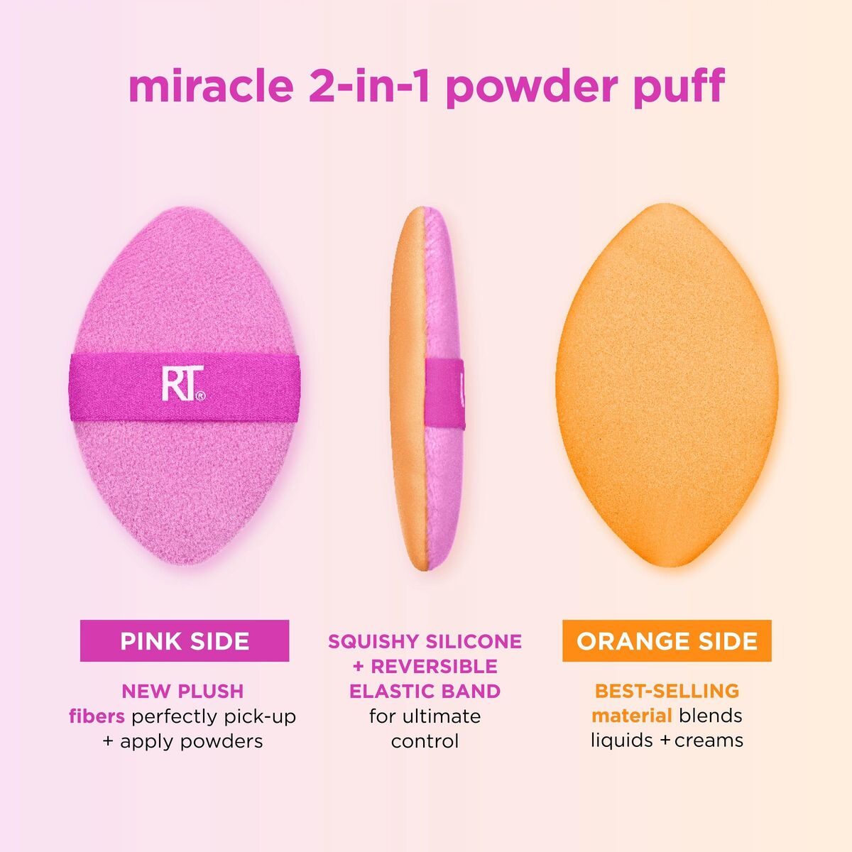Make-up Brush Real Techniques MIRACLE 2 IN 1 (2 Units) product packaging