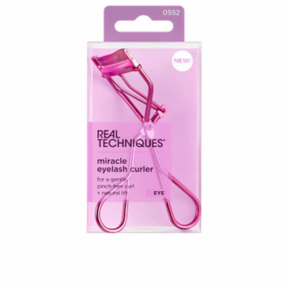 Eyelash Curler Real Techniques MIRACLE Pink (1 Unit) product packaging