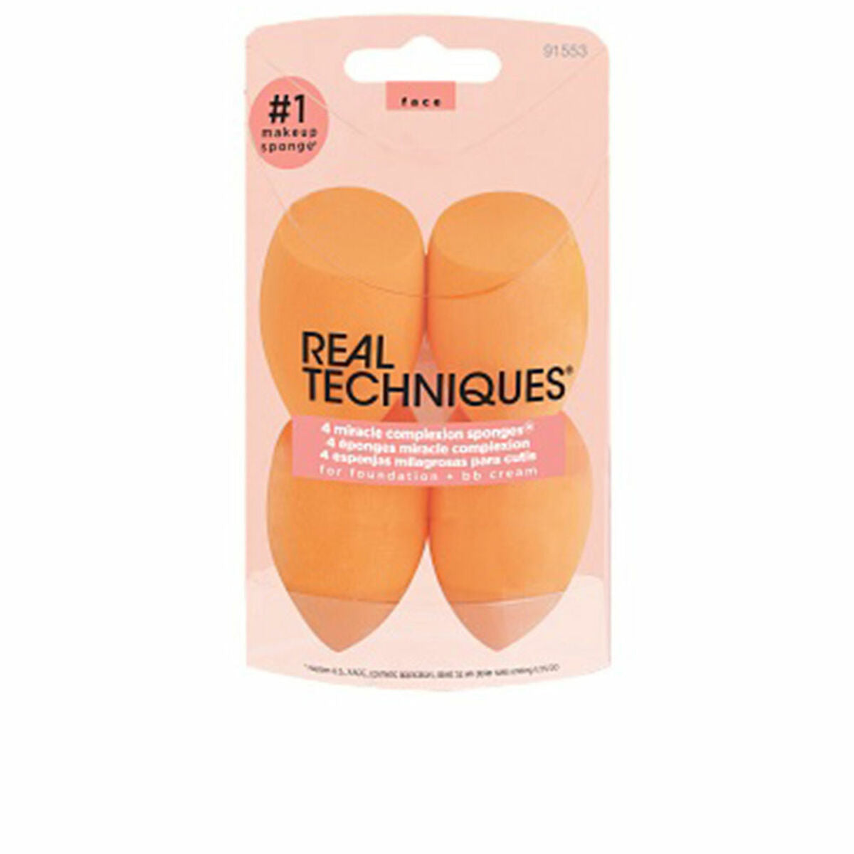 Make-up Brush Real Techniques MIRACLE COMPLEXION 4 Pieces product packaging