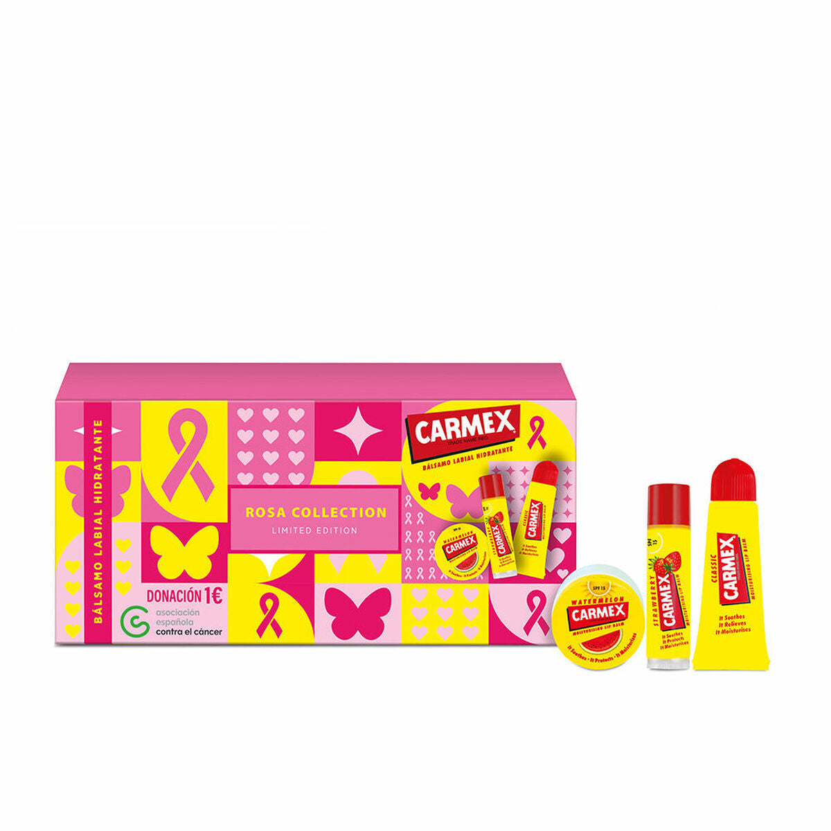 Set Carmex BÁLSAMOS CARMEX 3 Pieces product packaging