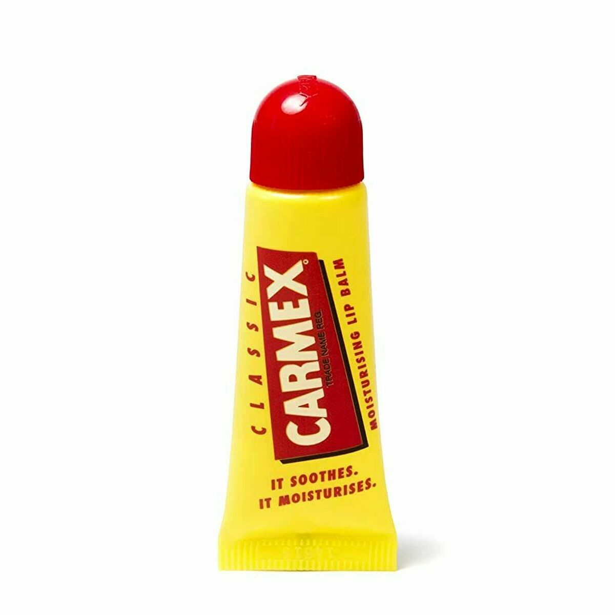 Moisturising Lip Balm Carmex Clásico 10 g skincare packaging