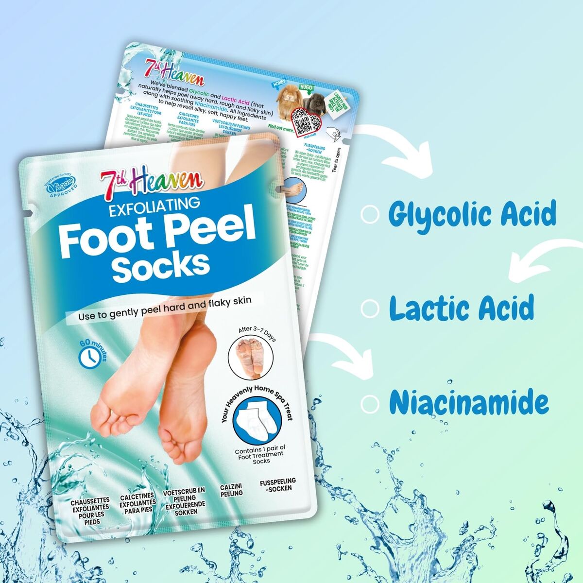 Moisturising Foot Cream 7th Heaven FOOT PEEL (1 Unit) skincare packaging