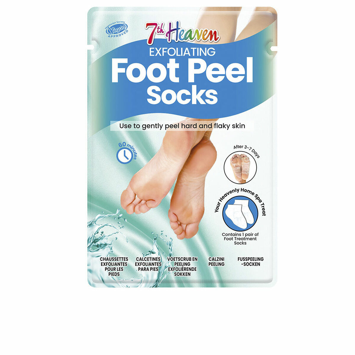 Moisturising Foot Cream 7th Heaven FOOT PEEL (1 Unit) skincare packaging