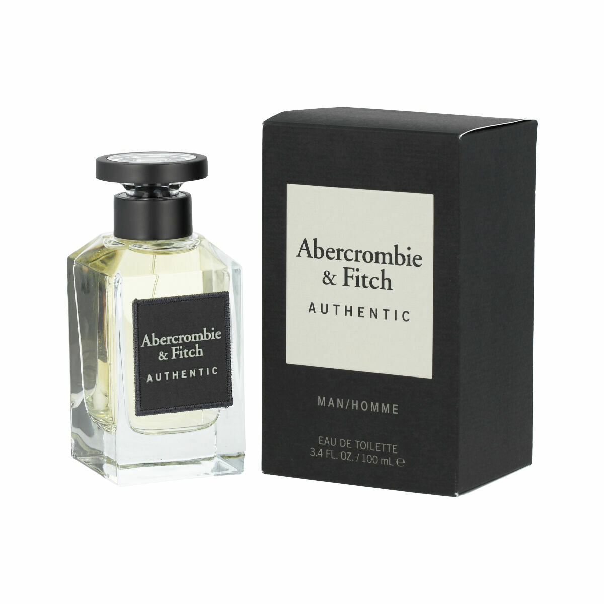 Men's Perfume Abercrombie & Fitch Authentic Man 100 ml for Men product packaging