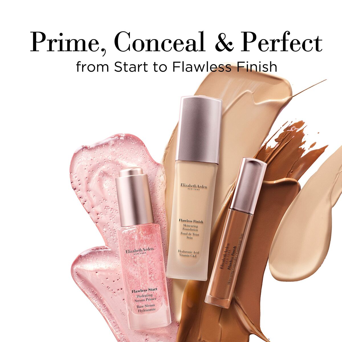Liquid Make Up Base Elizabeth Arden Flawless Finish Nº 2 (1 Unit) product packaging