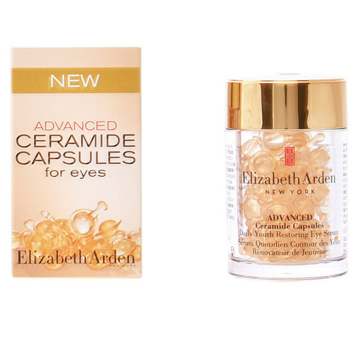 Eye Contour Advanced Ceramide Elizabeth Arden Advanced Ceramide Capsules (60 uds) (60 Units) for Women product packaging