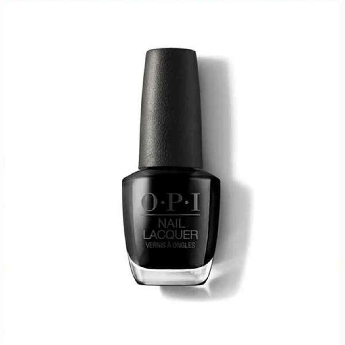 Nail polish Opi Nail Lacquer Lady In Black Eu lady in black 15 ml product packaging