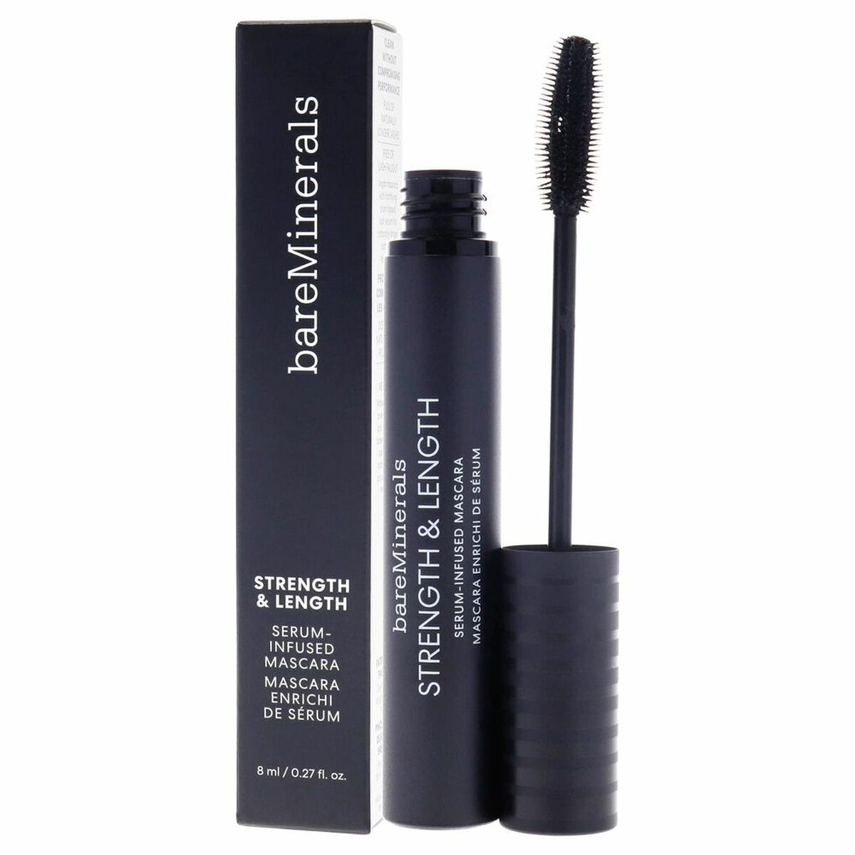 Mascara bareMinerals Strength Length 8 ml Strengthening Serum serum bottle