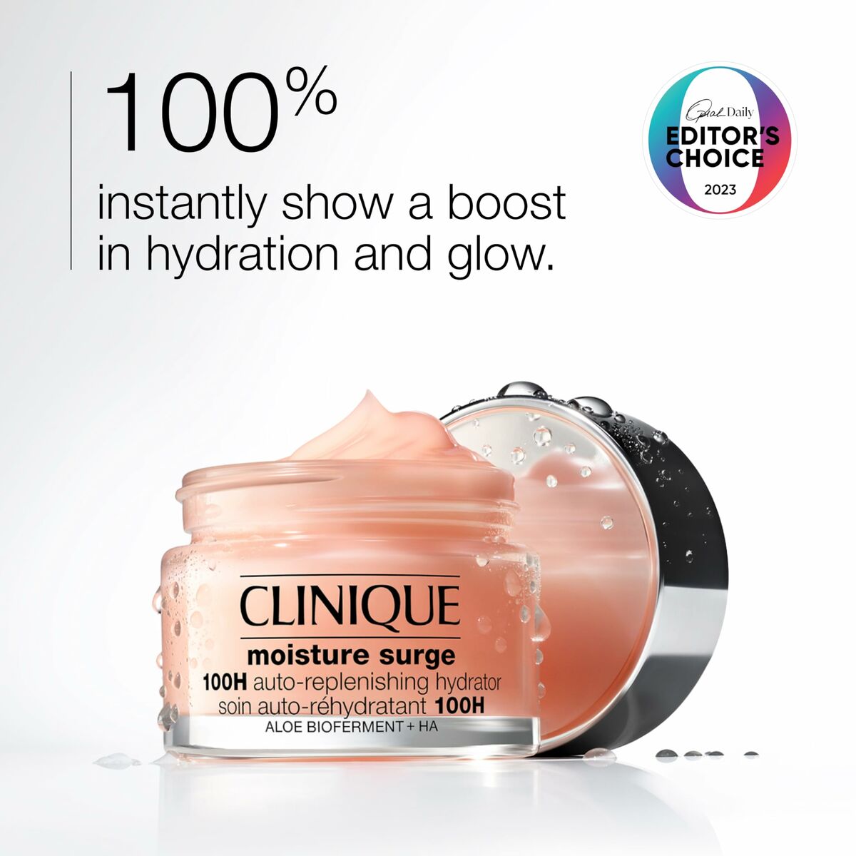 Hydrating Facial Cream Clinique MOISTURE SURGE 125 ml for Women skincare packaging