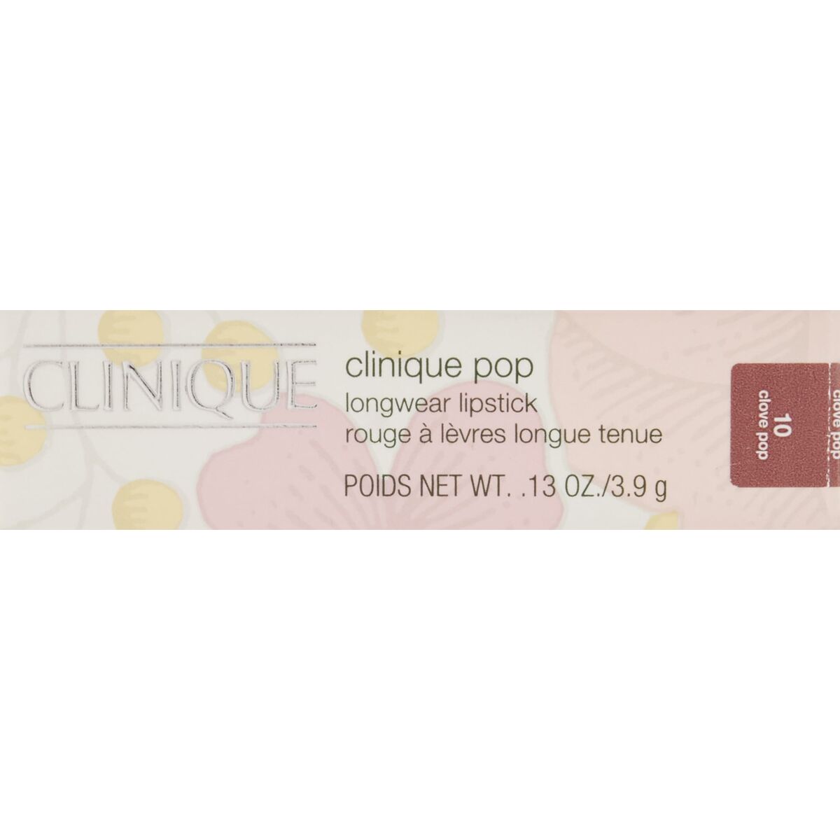 Lipstick Clinique POP LONGWEAR Clove Pop 3,9 g 3.9 g makeup packaging