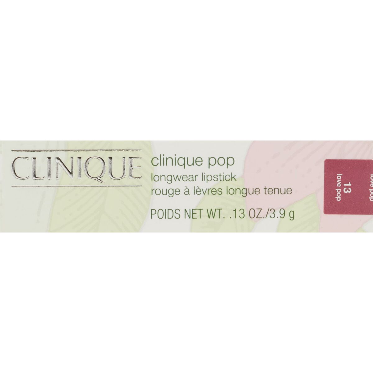 Lipstick Clinique POP LONGWEAR Love Pop 3,9 g 3.9 g makeup packaging