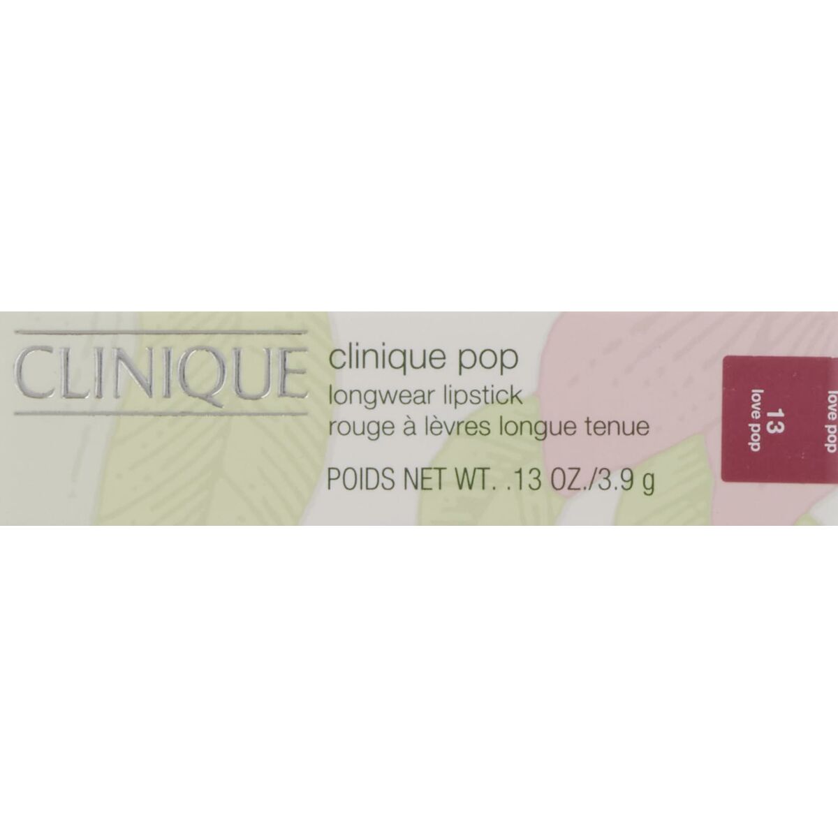 Lipstick Clinique POP LONGWEAR Love Pop 3,9 g 3.9 g makeup packaging