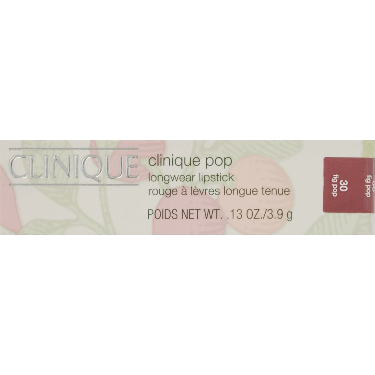 Lipstick Clinique POP LONGWEAR Fig Pop 3,9 g 3.9 g makeup packaging