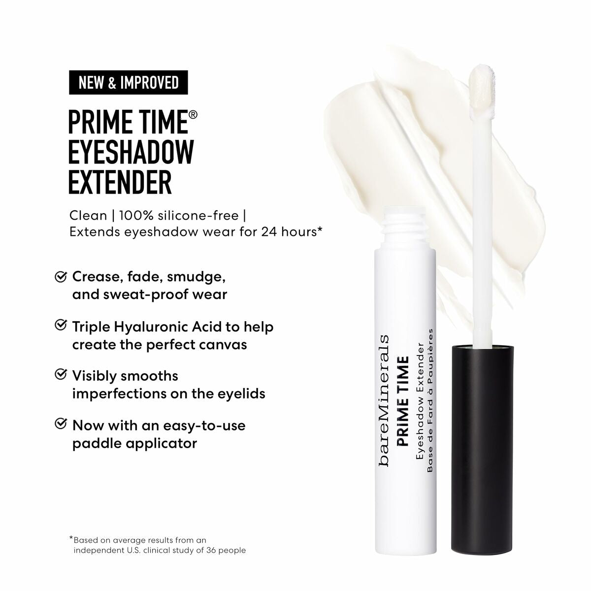 Eyeshadow bareMinerals Prime Time 3 ml product packaging