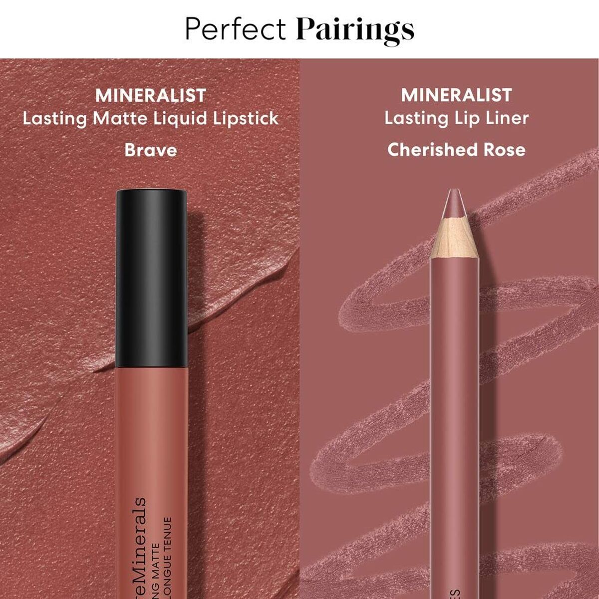 Lipstick bareMinerals Mineralist Charming Pink 1,3 g 1.3 g makeup packaging