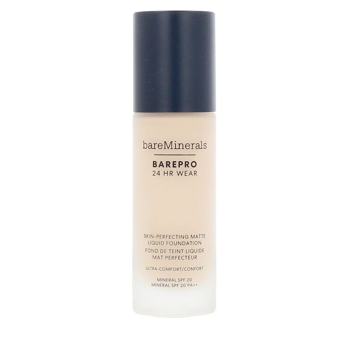 Foundation bareMinerals BAREPRO 24HR WEAR Fair 10 Warm Spf 20 30 ml makeup packaging