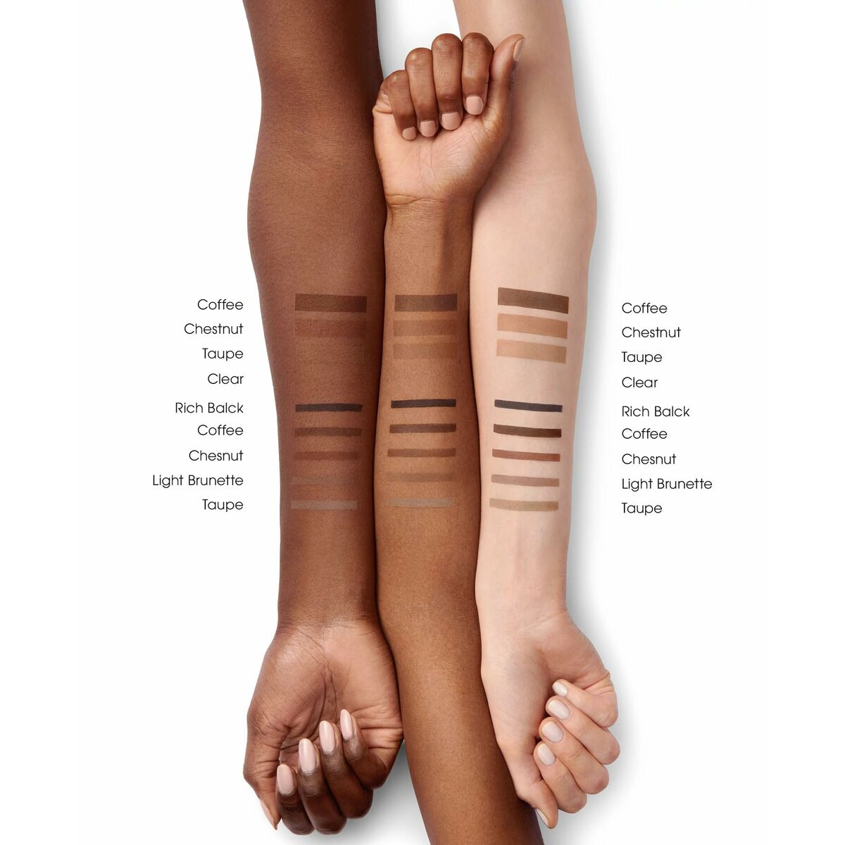 Eyebrow Make-up bareMinerals Strength Length Taupe 5 ml product packaging
