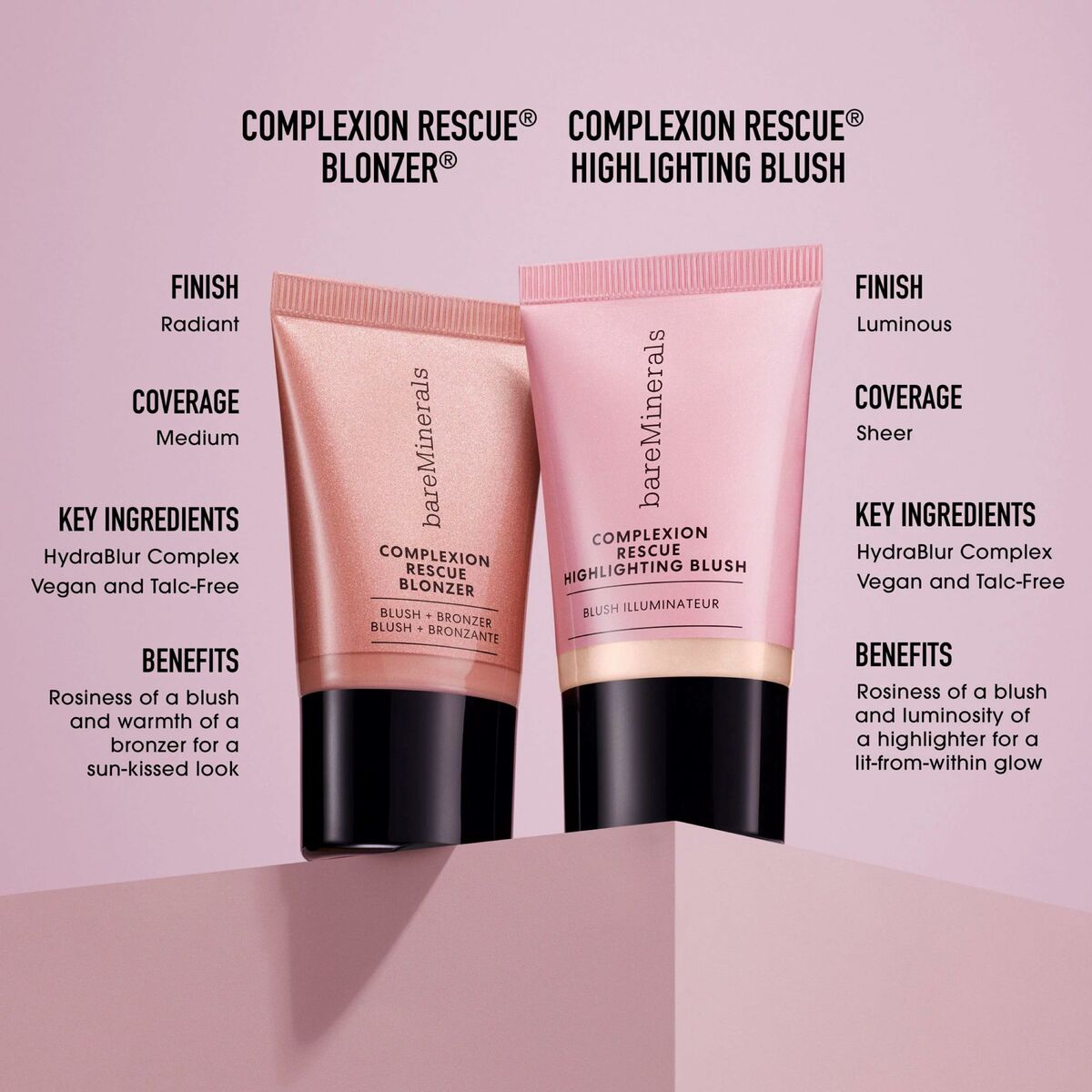 Set bareMinerals COMPLEXION RESCUE product packaging