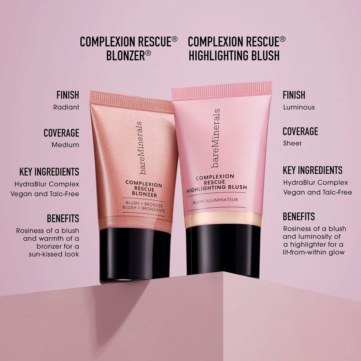 Set bareMinerals COMPLEXION RESCUE product packaging