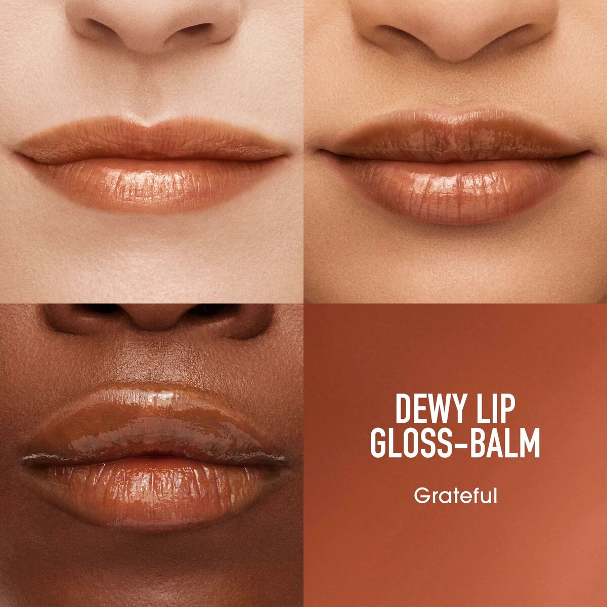 Lipstick bareMinerals DEWY LIP Grateful 2,3 g 2.3 g makeup packaging