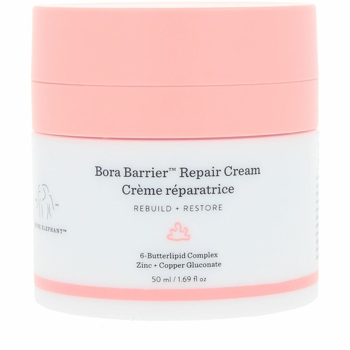 Restorative Cream Drunk Elephant BORA BARRIE 50 ml skincare packaging