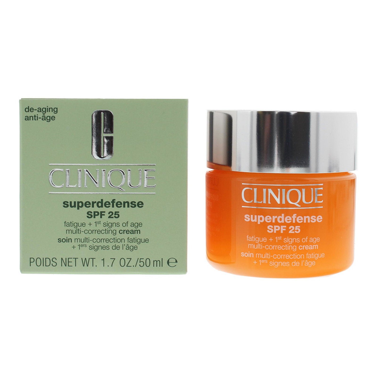 Clinique, Superdefense, Multi-Correction, Day, Rich Cream, For Face, SPF 25, 50 ml