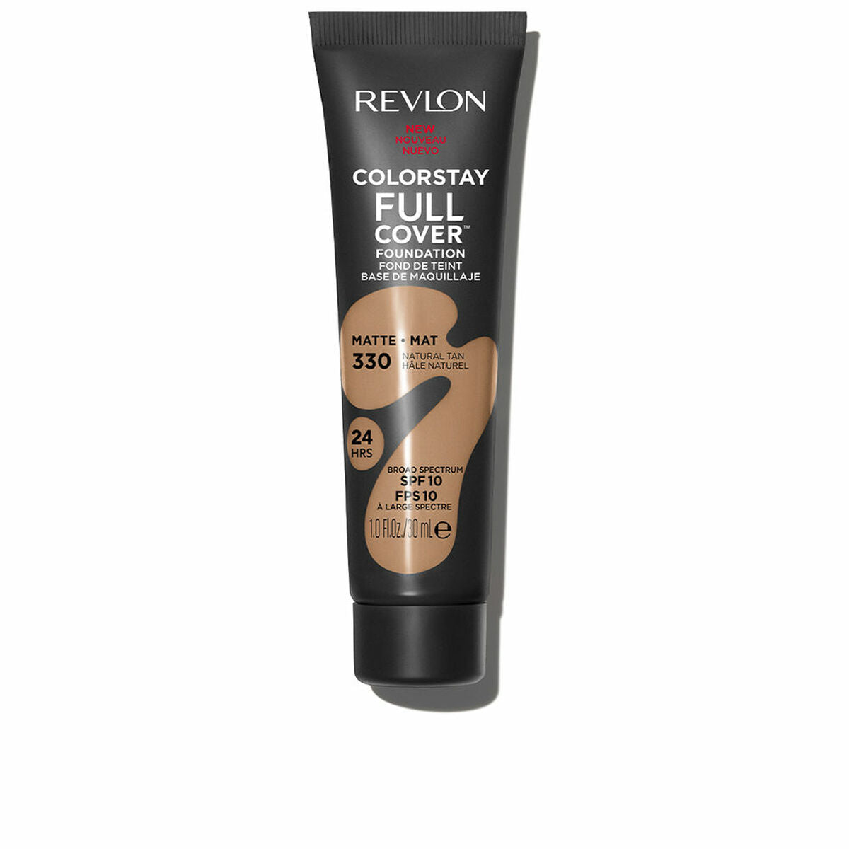 Crème Make-up Base Revlon ColorStay Full Cover Nº 330 Natural Tan Nº 330-Natural Tan 30 ml product packaging