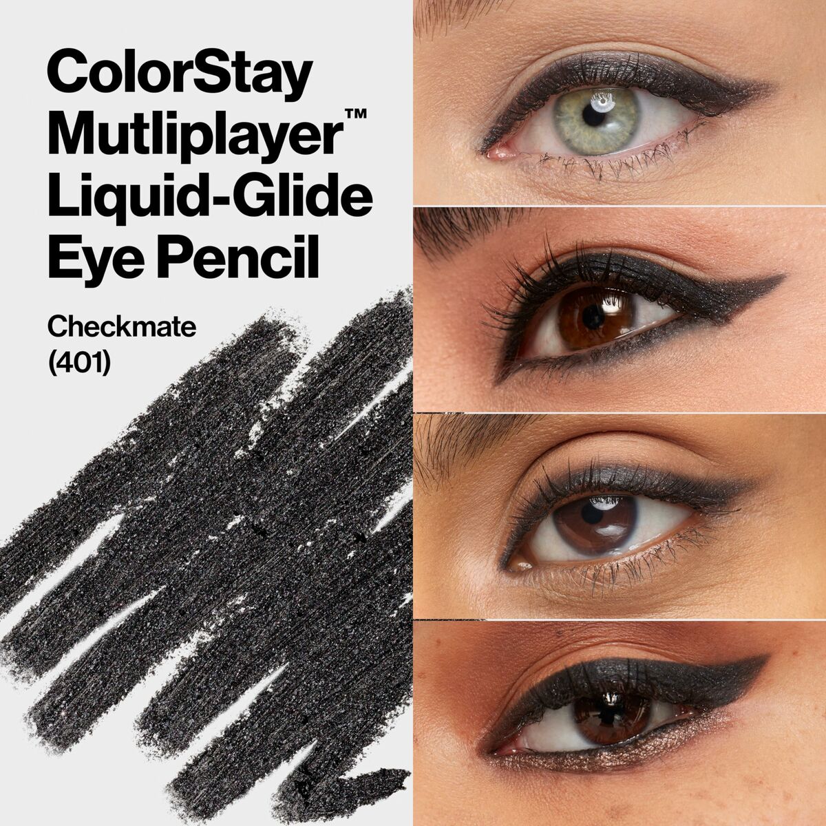 Eye Pencil Revlon COLORSTAY MULTIPLAYER Black product packaging