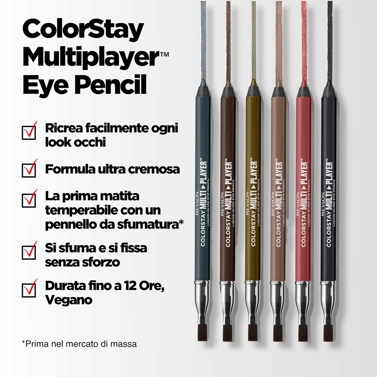Eye Pencil Revlon COLORSTAY MULTIPLAYER Black product packaging