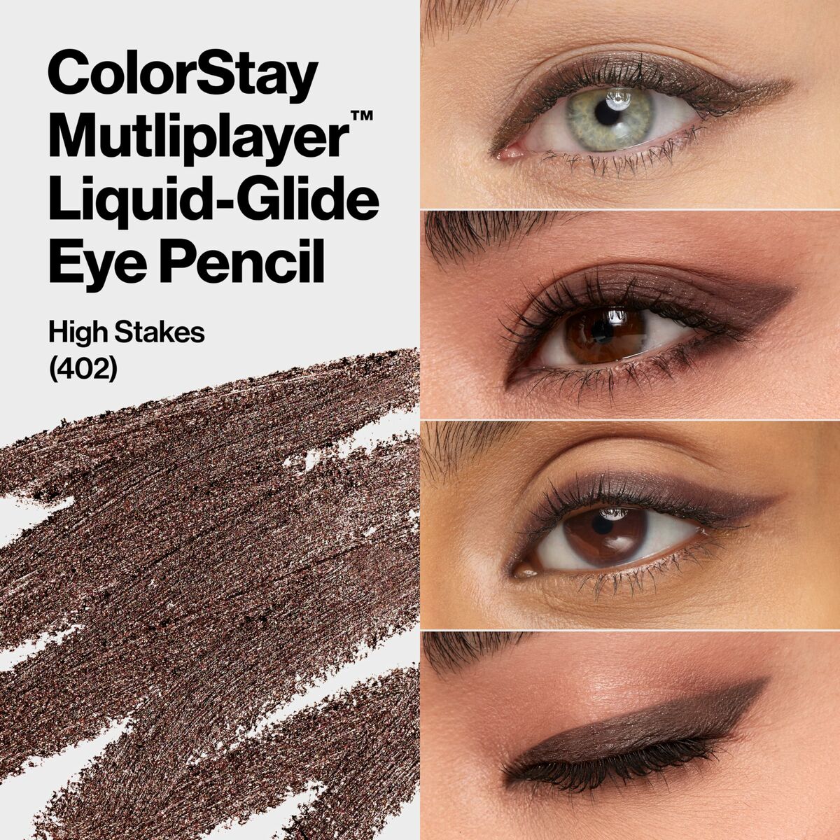 Eye Pencil Revlon COLORSTAY Nº 402-HIGH STAKES (1 Unit) product packaging