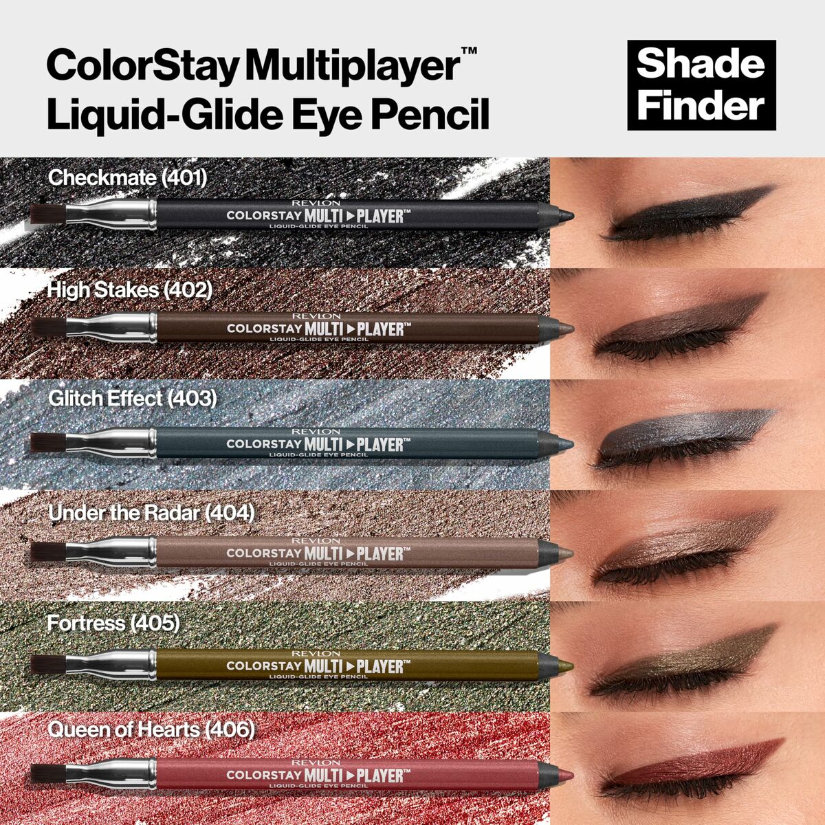 Eye Pencil Revlon COLORSTAY Nº 402-HIGH STAKES (1 Unit) product packaging