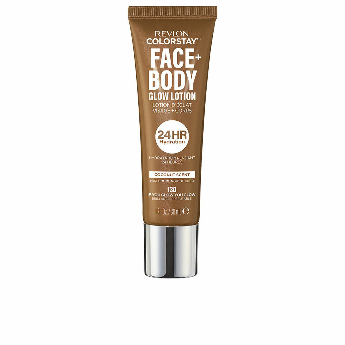 Make-up Effect Hydrating Cream Revlon COLORSTAY Nº 130-You Glow You Glow 30 ml skincare packaging