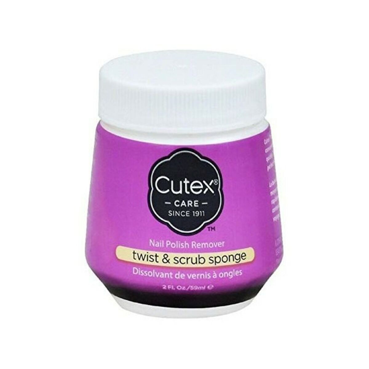 Nail polish remover Cutex 52 ml product packaging