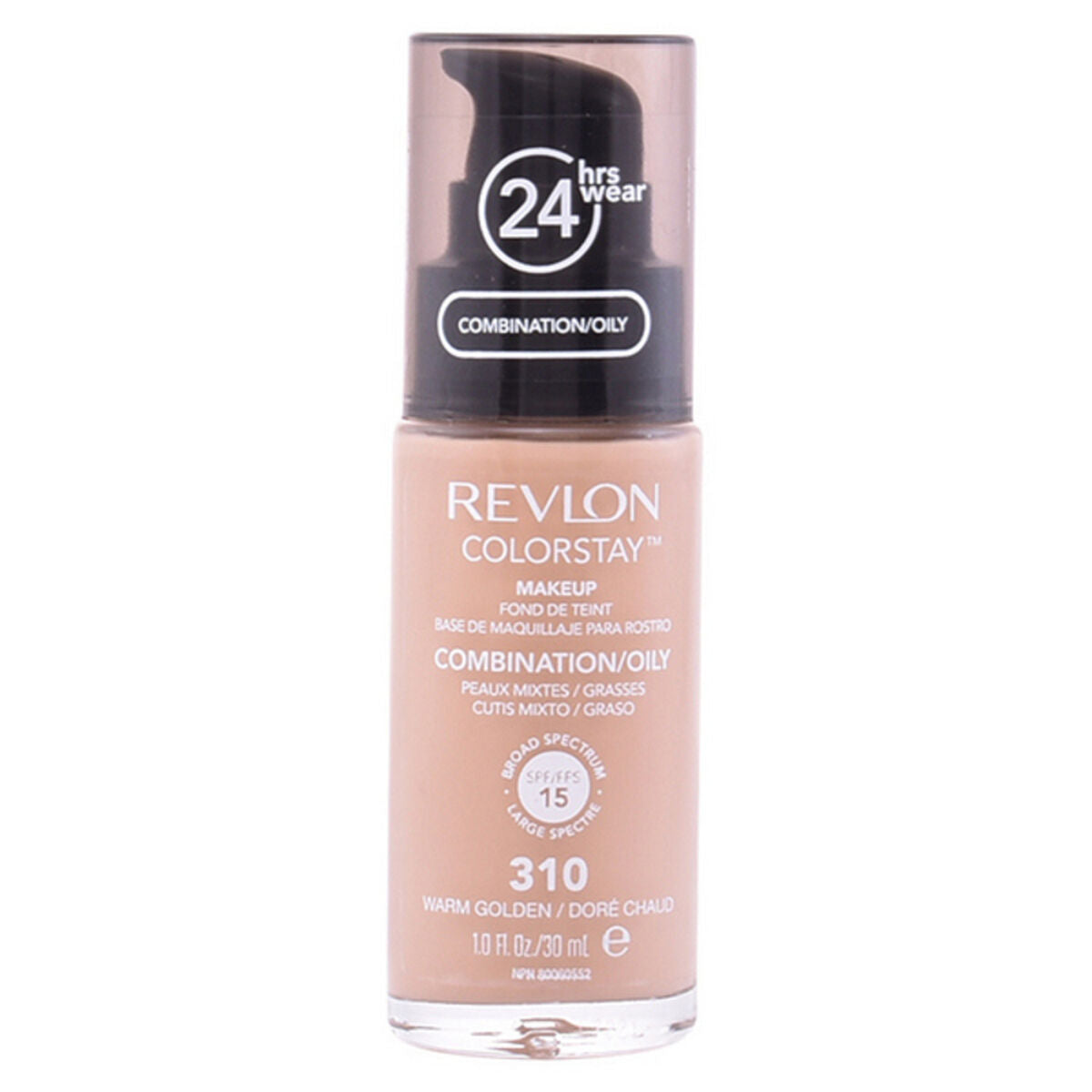 Fluid Foundation Make-up Colorstay Revlon (30 ml) makeup packaging