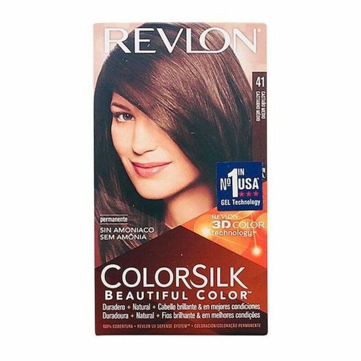 Dye No Ammonia Revlon 5417 Nº 41-Castano Medio (1 Unit) for Women product packaging