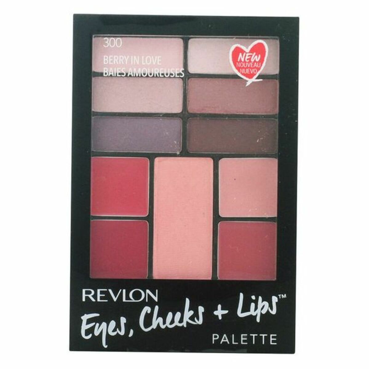 Eye Shadow Palette Revlon /21-2 Nº 300-Berry In Love (1 Unit) makeup packaging