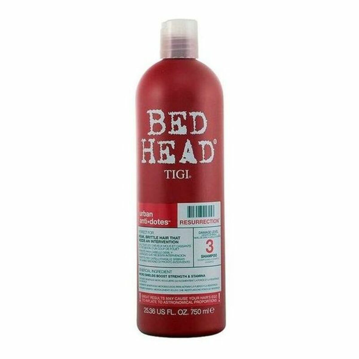 Revitalizing Shampoo Tigi Bed Head 750 ml shampoo bottle