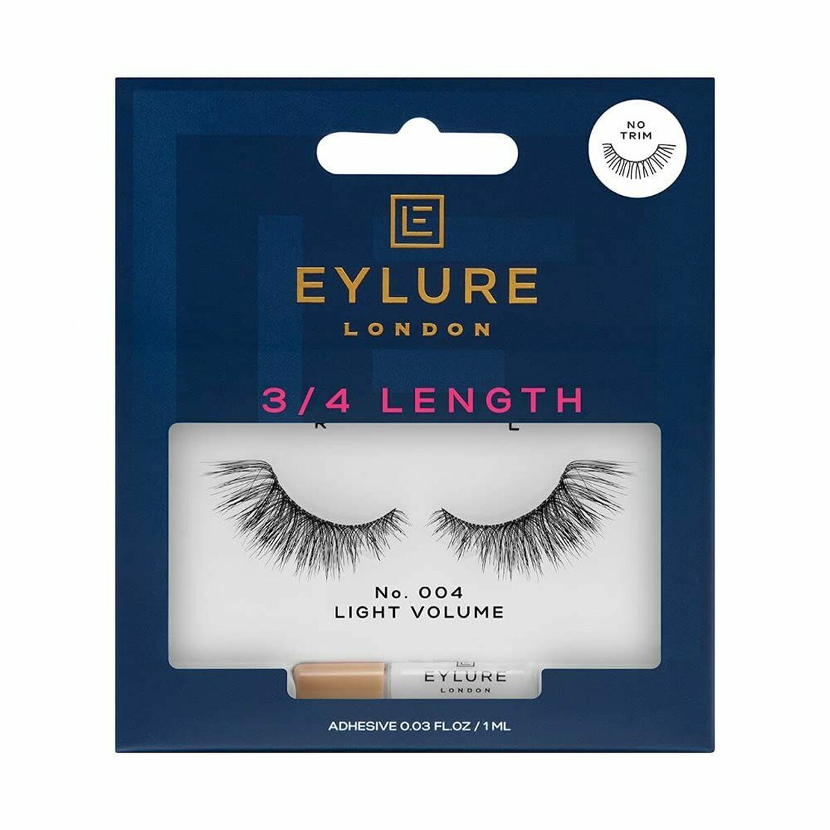 False Eyelashes Eylure Volume Nº 004 (1 Unit) product packaging