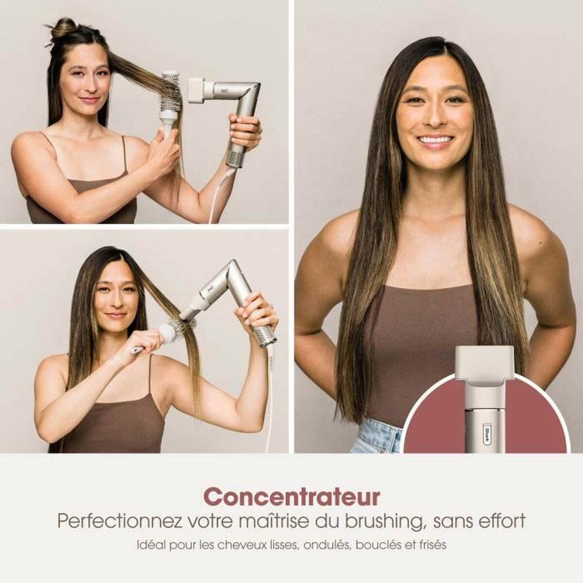 Heat Brush Shark FLEXSTYLE - HD426SLEU 3 Pieces product packaging