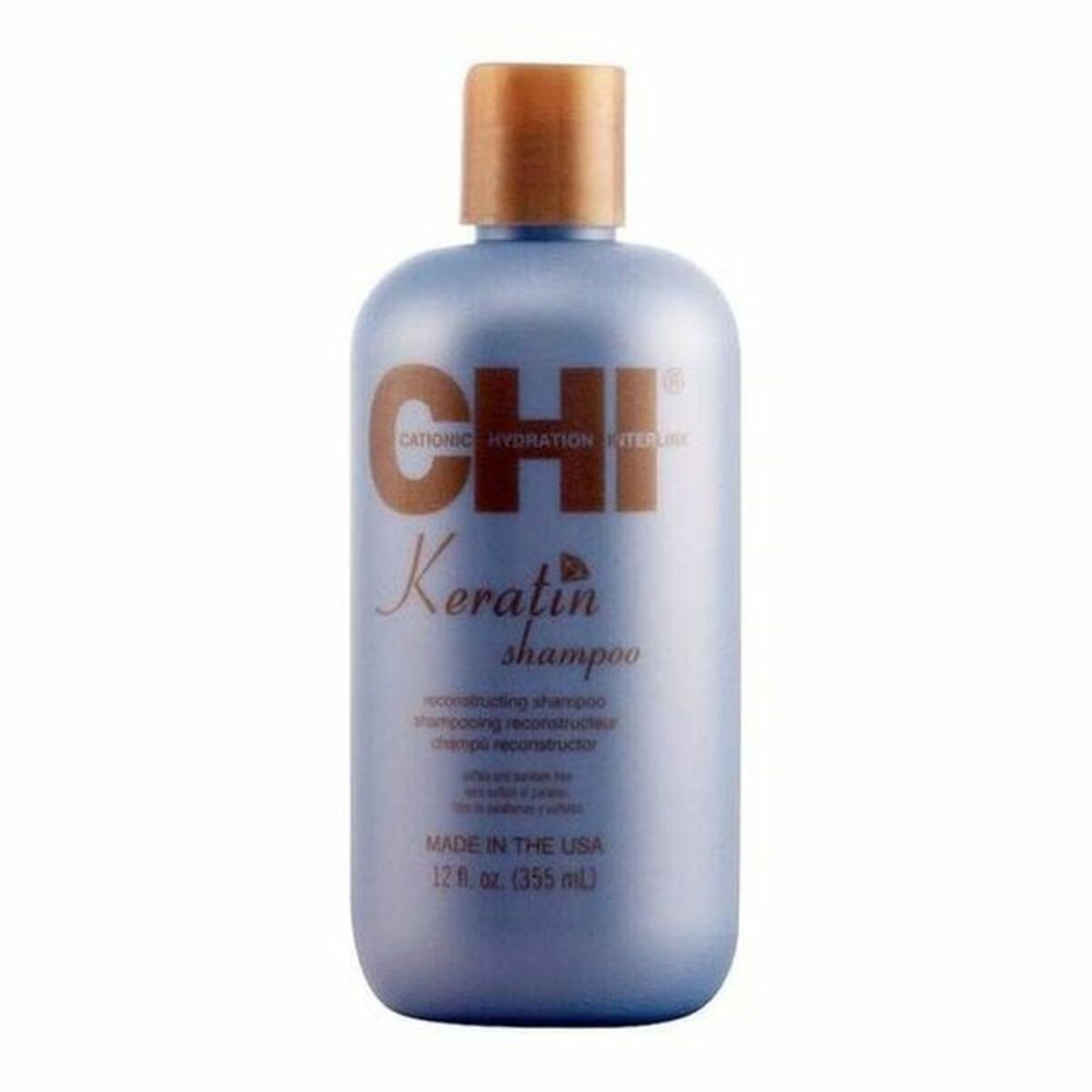 Shampoo Farouk Chi Keratin 355 ml for Women shampoo bottle