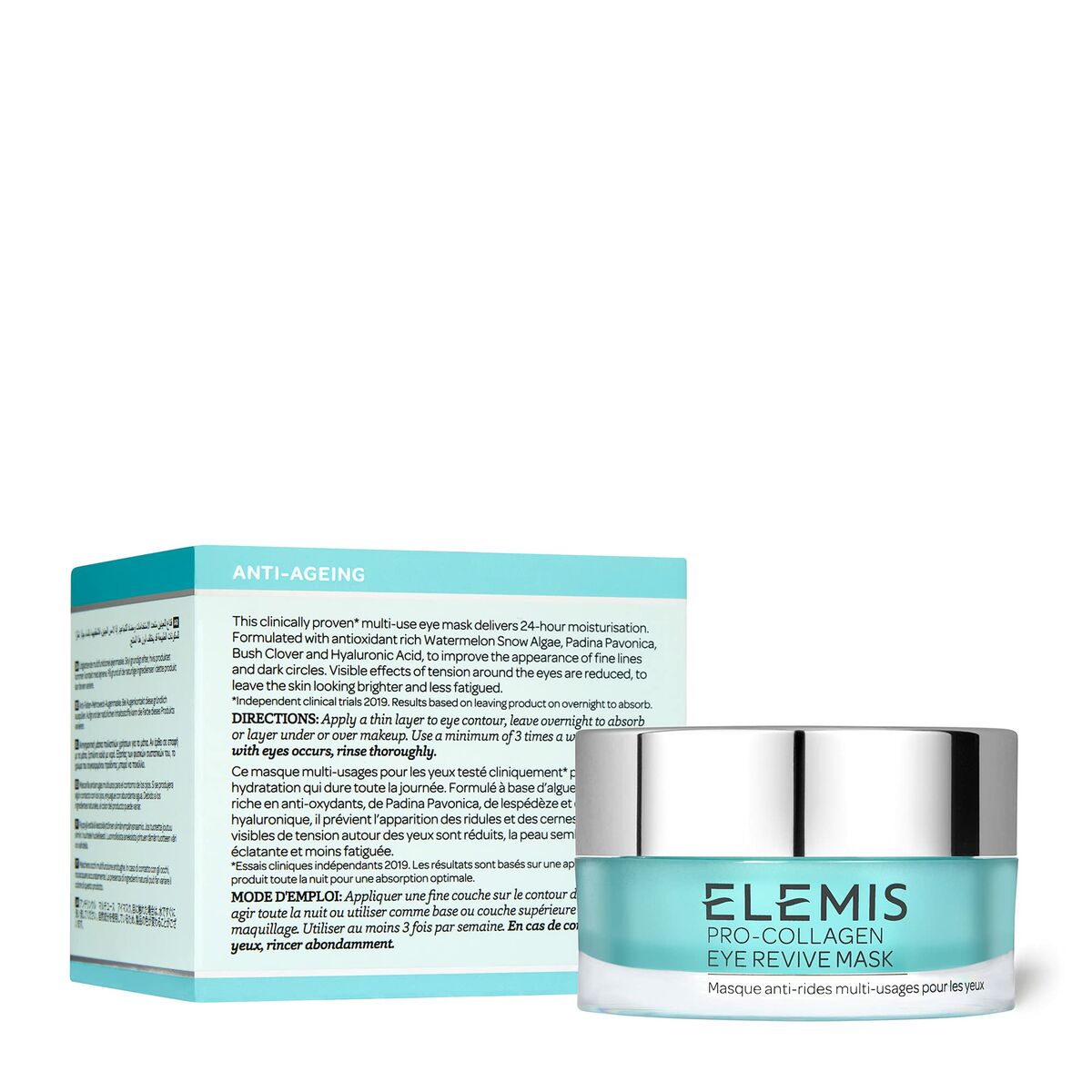 Anti-Wrinkle Mask for Eye Area Elemis Eye Revive Mask 15 ml for Women mask packaging