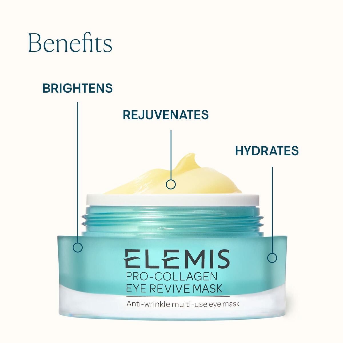 Anti-Wrinkle Mask for Eye Area Elemis Eye Revive Mask 15 ml for Women mask packaging
