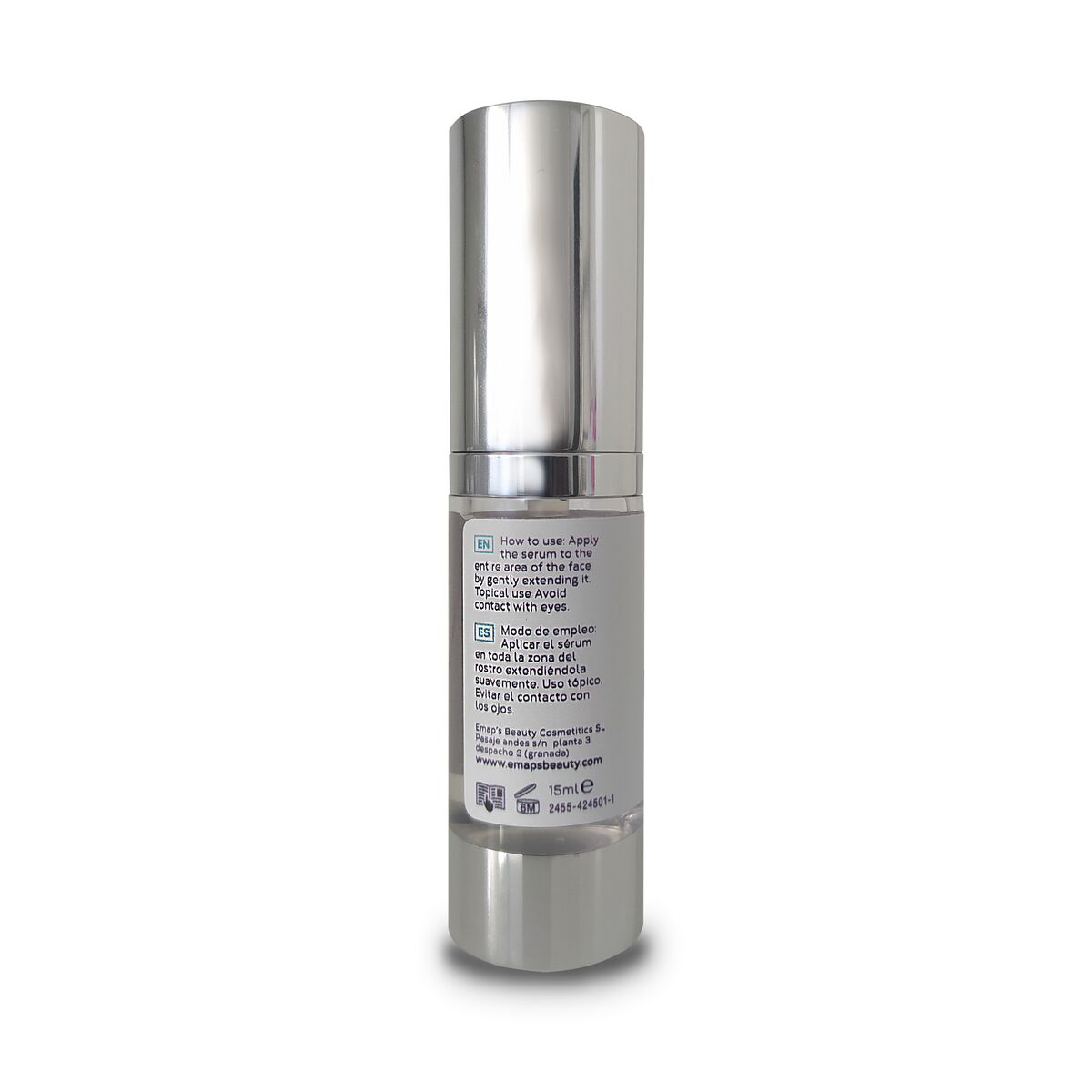 Facial Serum Emap'S Beauty & Cosmetics 15 ml Hyaluronic Acid serum bottle
