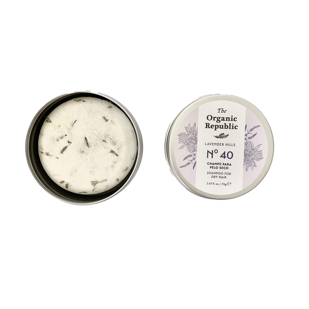 Shampoo Bar The Organic Republic Champú Sólido 70 g shampoo bottle