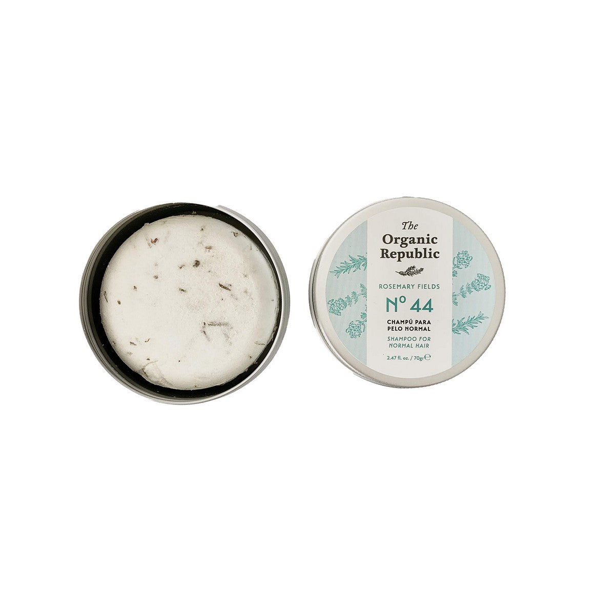 Shampoo Bar The Organic Republic Champú Sólido 70 g shampoo bottle