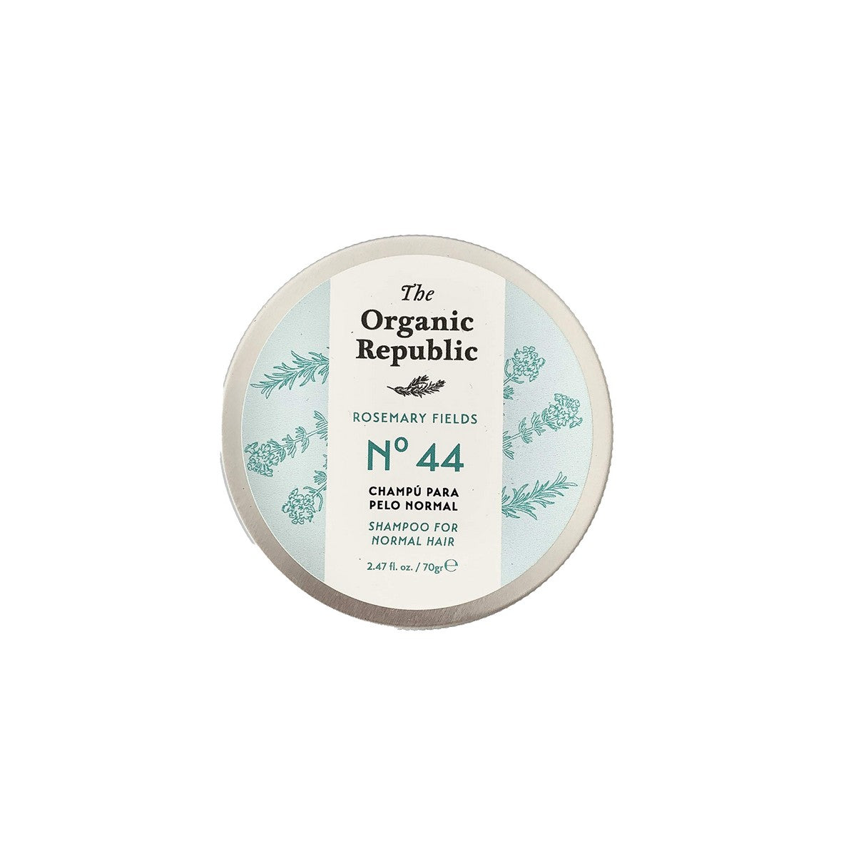Shampoo Bar The Organic Republic Champú Sólido 70 g shampoo bottle