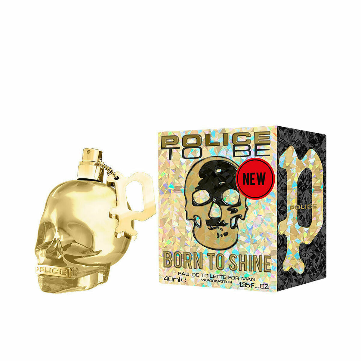 Men's Perfume Police To Be Born To Shine For Man EDT 40 ml for Men bottle