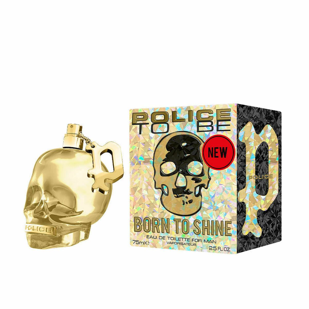 Men's Perfume Police To Be Born To Shine For Man EDT 75 ml for Men bottle