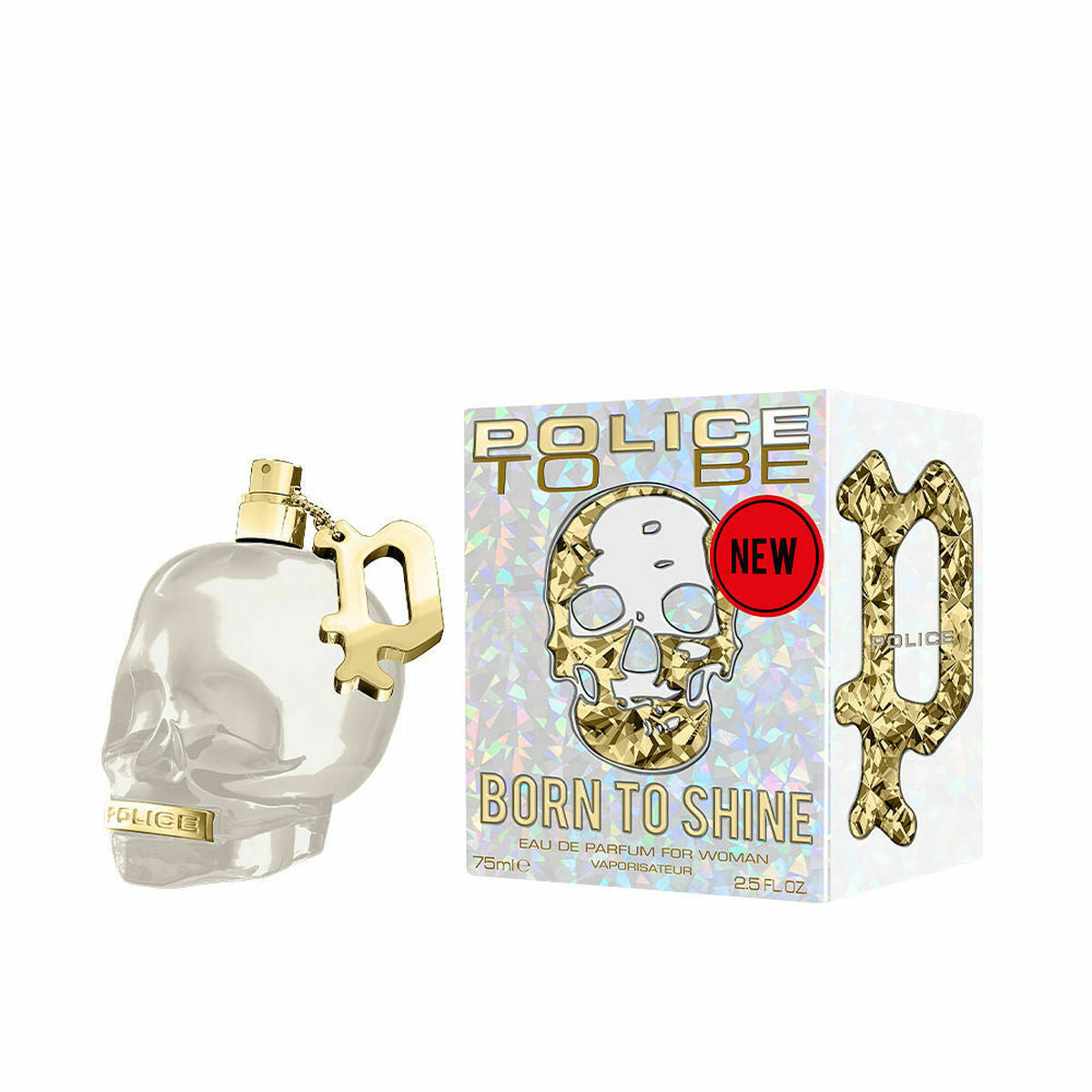 Women's Perfume Police To Be Born To Shine For Woman EDP 75 ml for Women bottle