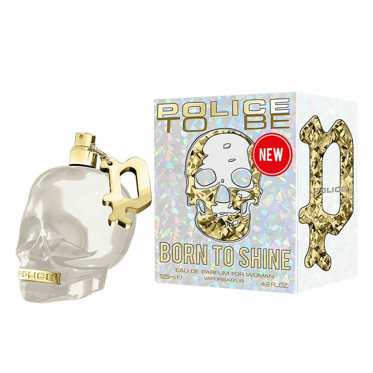 Women's Perfume Police To Be Born To Shine For Woman EDP 125 ml for Women bottle